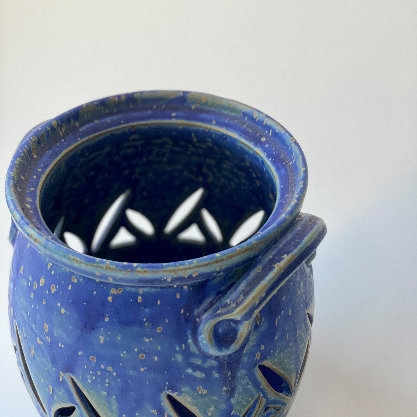 Jar with carvings