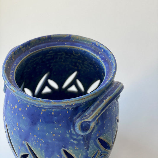 Jar with carvings
