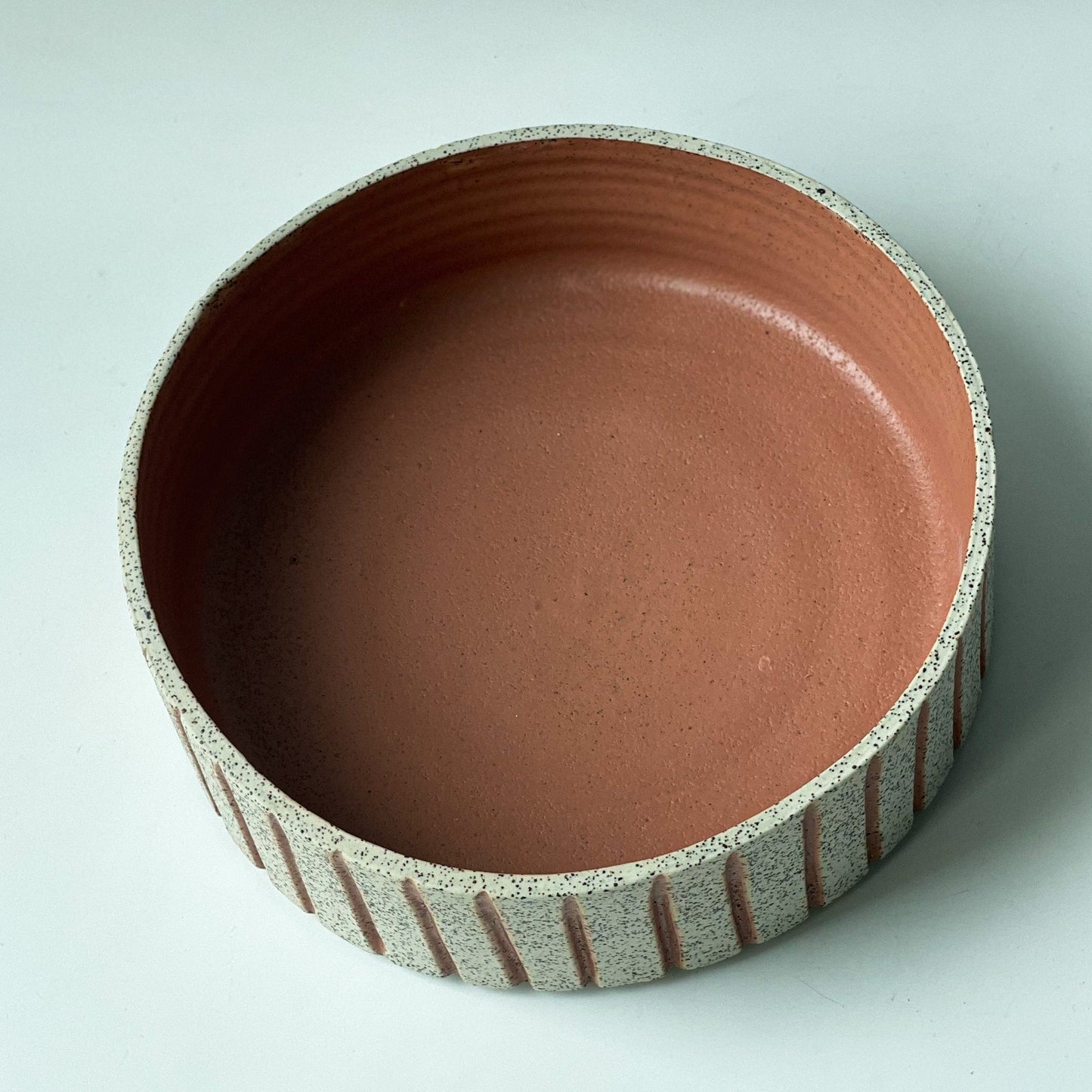 Salmon Pink Coastal Bowl