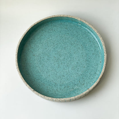 Turquoise Coastal Plate