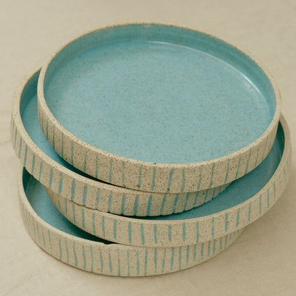 Turquoise Coastal Plate